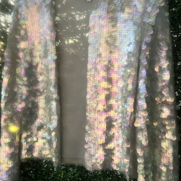 Diane von Furstenberg Multicolor/Silver Sequin Top - Picture 6 of 10